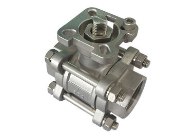 China Npt / Bsp / Bspt  Stainless Steel Ball Valve 3/4&quot; inch with actuator mounting pad supplier