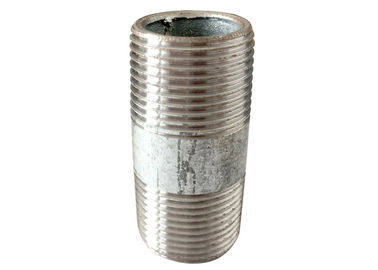 China bsp, bspt, npt threaded 304 stainless steel welding pipe maded 1inch barrel nipple supplier