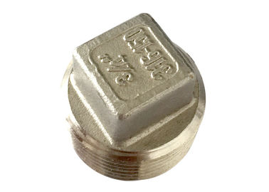 China 1/2&quot; Inch 304 Stainless Steel Square Plug 2 Mpa Bspt Threaded supplier