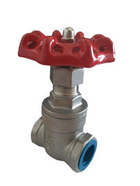 China CE / ISO Stainless Steel Gate Valve Female Thread For Water Gas Oil supplier