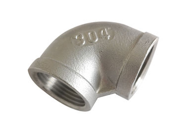 China 3/4&quot; Stainless Steel Pipe Fitting 90 Degree Bsp / Bspt / Npt Threaded Elbow supplier
