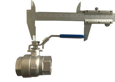 China High Pressure Stainless Steel Ball Valves Water Oil Gas Media 6.9 Mpa Pressure supplier