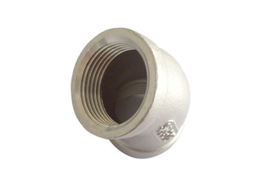 China 3/4&quot; Stainless Steel Pipe Fitting Bsp Bspt Npt  FF Threaded 45 Degree Elbow supplier