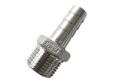 China 2 MPa 316 Stainless Steel Pipe Nipples BSP / NPT / BSPT Thread Type supplier