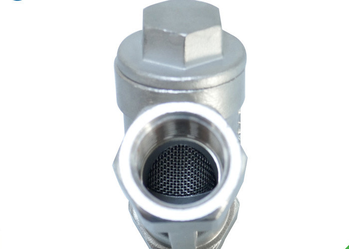 SS 304 Stainless Steel Y Strainer , easy clean mesh filter Y Type Strainer