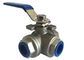 1/2” to 2&quot; Stainless Steel 304 316 flow Control &quot;T&quot; and &quot;L&quot;  3  way diverter ball valve Heavy type supplier