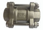 CF8M 3PC Single Flow Check Valve Stainless Steel Vertical Type supplier