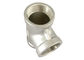 800 PSI Equal Tee BSP / BSPT threaded 1/2&quot; inch 304 Stainless Steel supplier