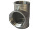 Stainless Steel 1/4&quot; to 4&quot; BSP Female thread 150LBs Tee coupling supplier
