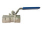1/2&quot; sized 304 stainless steel reduced bore 1 pc type npt bspt bspp threaded ball valve supplier