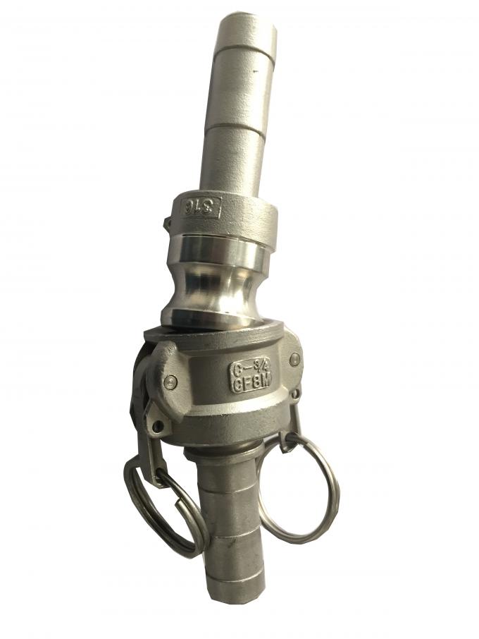 Inch stainless steel camlock coupling type e specification