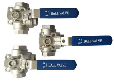 China 1/2” to 2&quot; Stainless Steel 304 316 flow Control &quot;T&quot; and &quot;L&quot;  3  way diverter ball valve Heavy type supplier
