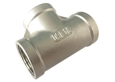 China 800 PSI Equal Tee BSP / BSPT threaded 1/2&quot; inch 304 Stainless Steel supplier