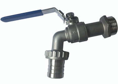 China SS316 ball valve structure  Stainless Steel barb end hose bib supplier