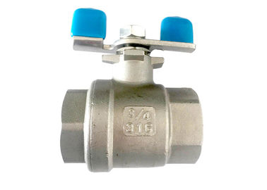 China Butterfly Handled 304 Stainless Steel Ball Valve CE Certificate supplier