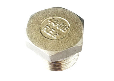 China 2 Mpa 316 stainless steel npt, bsp, bspt threaded 3/8&quot; inch hexagon plug supplier