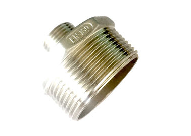 China Low pressure 304 stainless steel 1-1/2"*1/2", bsp, npt bspt threaded octagon reducing nipple supplier