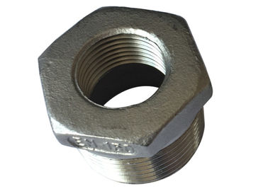 China Stainless Steel pipe fitting 1000 Hexagon Bushing Nipple BSP JIS Thread CE And ISO Identified supplier