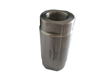 China 3 PC Stainless Steel Check Valve Low Pressure Reduced Port , Spring Vertical Check Valve supplier