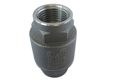 China Female Threaded 2PC Vertical Spring Loaded Check Valve 1/4&quot; to 2&quot; supplier