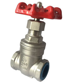 China Chemical Resistant Manual Stainless Steel Gate Valve Female Thread supplier