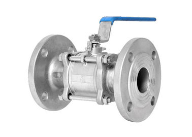 China 3PC Flanged Ball Valve PN40 Investment Casting Stainless Steel supplier