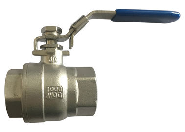 China 304 / 316 1 Inch Stainless Steel Ball Valve , Precision 2pc Ball Valve supplier