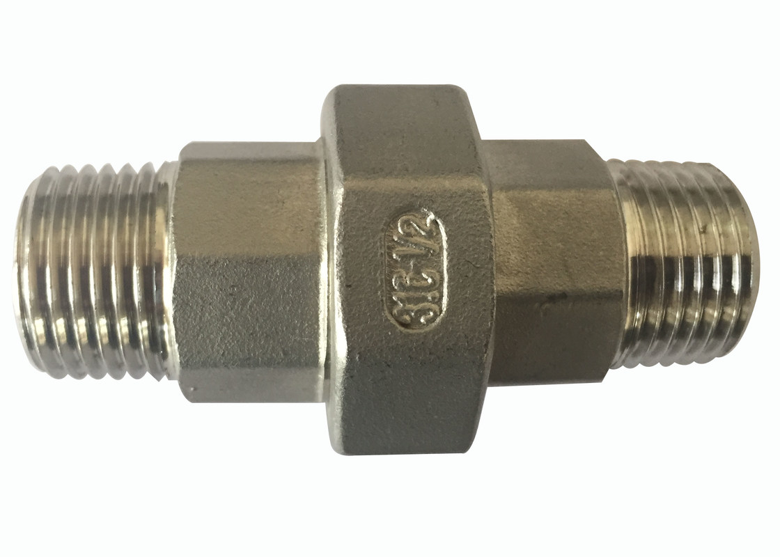 316 Stainless Steel Male/Female Union With PTFE Gasket – BSP 150lbs (Made In UK)