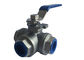 1/2” to 2&quot; Stainless Steel 304 316 flow Control &quot;T&quot; and &quot;L&quot;  3  way diverter ball valve Heavy type supplier