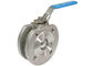 1 pc wafer flanged ball valve , 2 pc ball valve Stainless Steel Material supplier