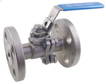 1 pc wafer flanged ball valve , 2 pc ball valve Stainless Steel Material supplier