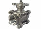 1/4&quot; - 4&quot; 3 PC Actuator Ball Valve with mounting pad ISO5211 supplier