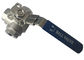 4&quot; 3 way ball valve &quot;T&quot; Mold Type And &quot;L&quot; Mold Type 316L Stainless Steel supplier