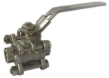 Cf8M Ball Valve , 3 PC Socket Weld Ball Valve With Water Resistance supplier