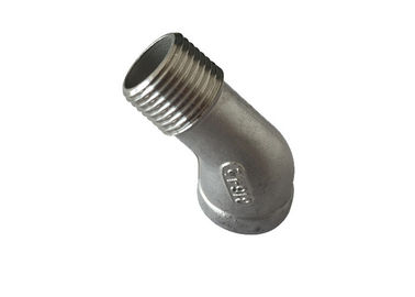 bsp, bpt threaded stainless steel astm, jis, ansi standard 45 degree street elbow supplier