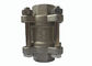 CF8M 3PC Single Flow Check Valve Stainless Steel Vertical Type supplier