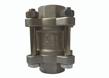 CF8M 3PC Single Flow Check Valve Stainless Steel Vertical Type supplier