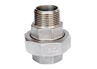 1-1/2&quot; inch 316 stainless steel MF npt, bsp, bspt threaded union with astm, jis, ansi standard supplier