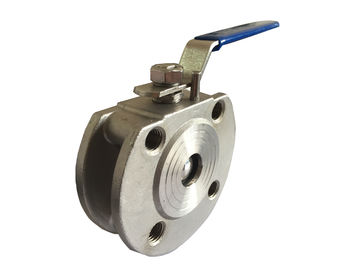 1 PC Wafer Flanged Ball Valve CF8M Casting API 598 Standarded supplier