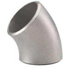 Industry ASTM 304 And 316 Stainless Steel Pipe Fitting Butt Weld Elbow 45 Degree supplier