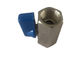 ISO9001 / CE 1 Inch Ball Valves Stainless Steel 304  Bsp FF Threaded supplier