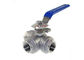 ISO9001 2008  3 Way Stainless Steel Ball Valve PN63 Pressure For Water / Oil supplier