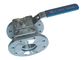 Flange Connection Stainless Steel Ball Valve 1PC Wafer Type supplier