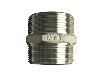 304 316 Stainless Steel Hex Pipe Nipple , Steel Hex Nipple 1-1/2&quot; Inch supplier