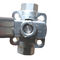 1/2 to 2 inch Stainless Steel 304 316 flow Control &quot;T&quot; &quot;L&quot;  3  way diverter ball valve with mounting pad supplier