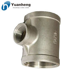 Stainless Steel Pipe Fitting  Tee with 1.4408 BSP Threaded from 1/2 Inch to 4  Inch supplier