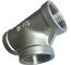 Stainless Steel Pipe Fitting  Tee with 1.4408 BSP Threaded from 1/2 Inch to 4  Inch supplier