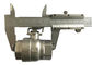 304 / 316 1 Inch Stainless Steel Ball Valve , Precision 2pc Ball Valve supplier