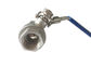 BSPP, BSPT, NPT threaded 304 stainless steel 1/2&quot; inch 1000 PSI 2 pc ball valve supplier