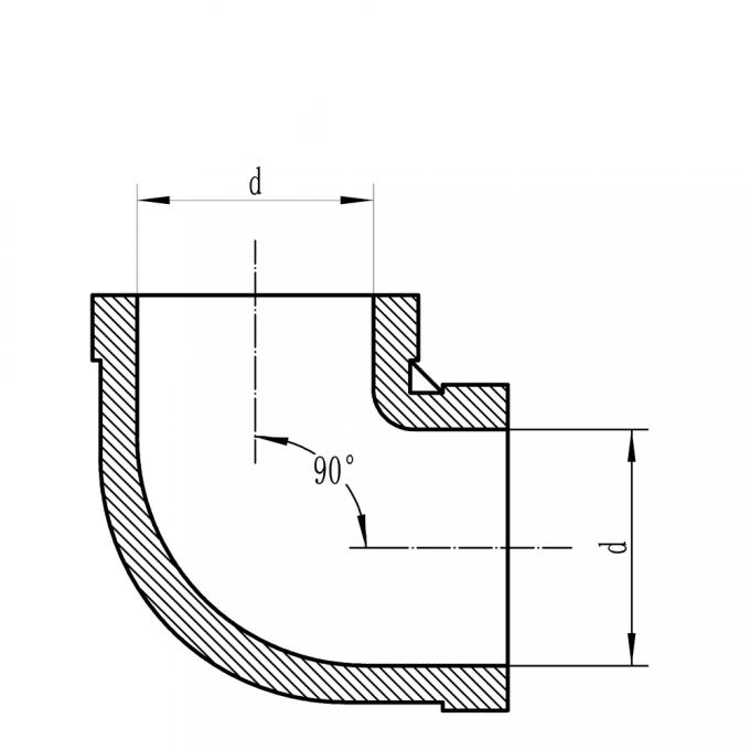 4 Inch Stainless Steel Pipe Fittings Elbows 90 Degree And 45 Degree